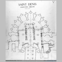 Saint-Denis, auteur Formigé, J., Plan V de la crypte de Suger du 12e siècle, photo Graindorge, culture.gouv.fr.jpg
